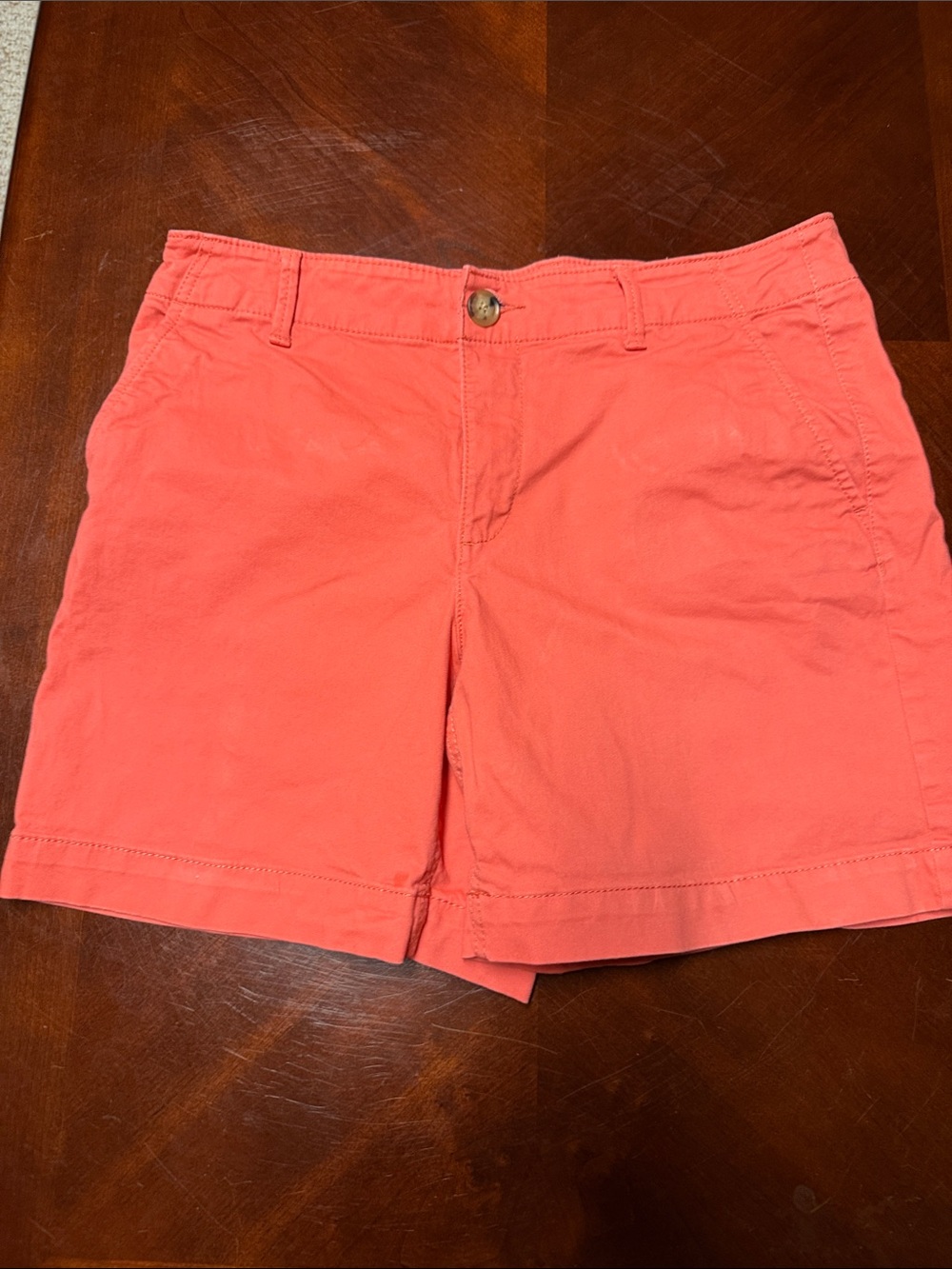 LOFT Coral Pink Bermuda Shorts